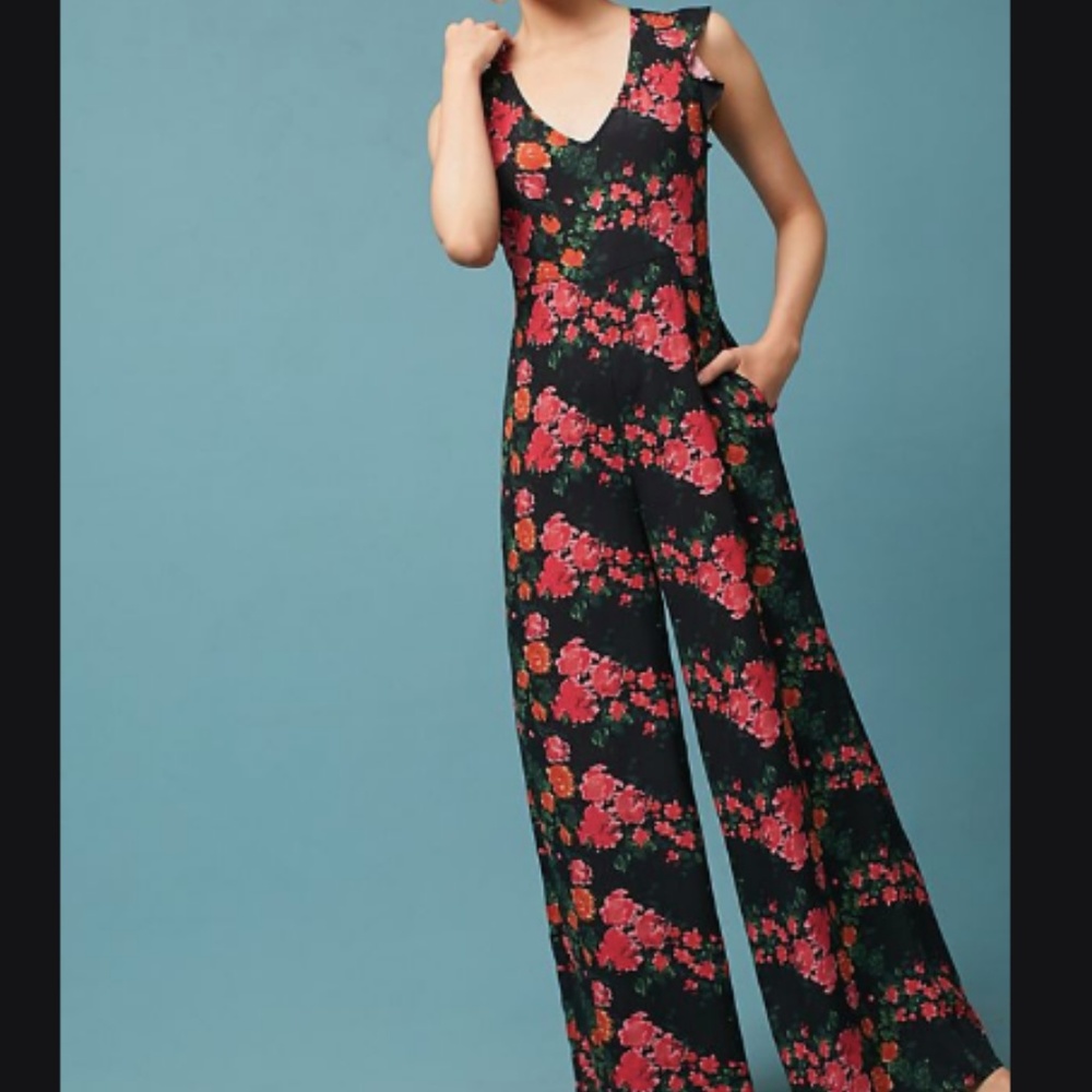 Anthropologie Laurette Jumpsuit by Tracy Reese